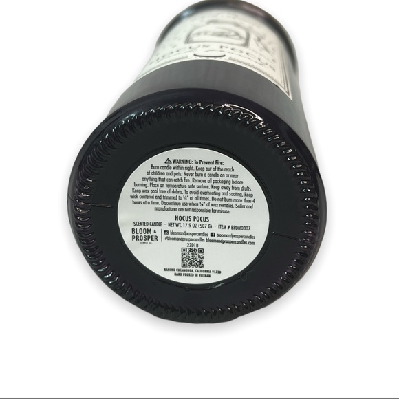 Bloom & Prosper Hocus Pocus Hand Poured Halloween Candle richly scented LRG Rare - Picture 8 of 8